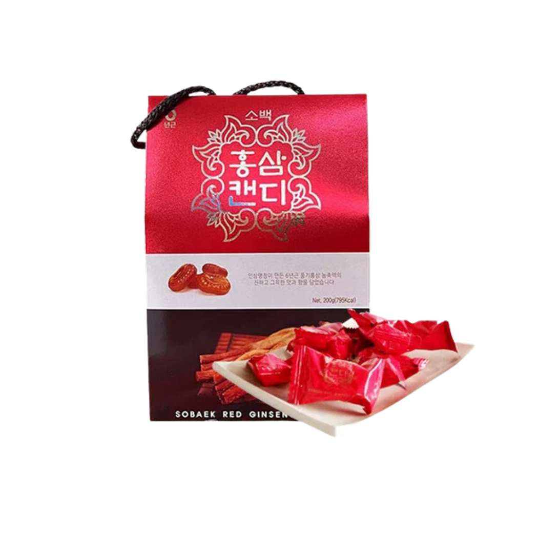 Kẹo hồng sâm Sobaek hộp 200 g