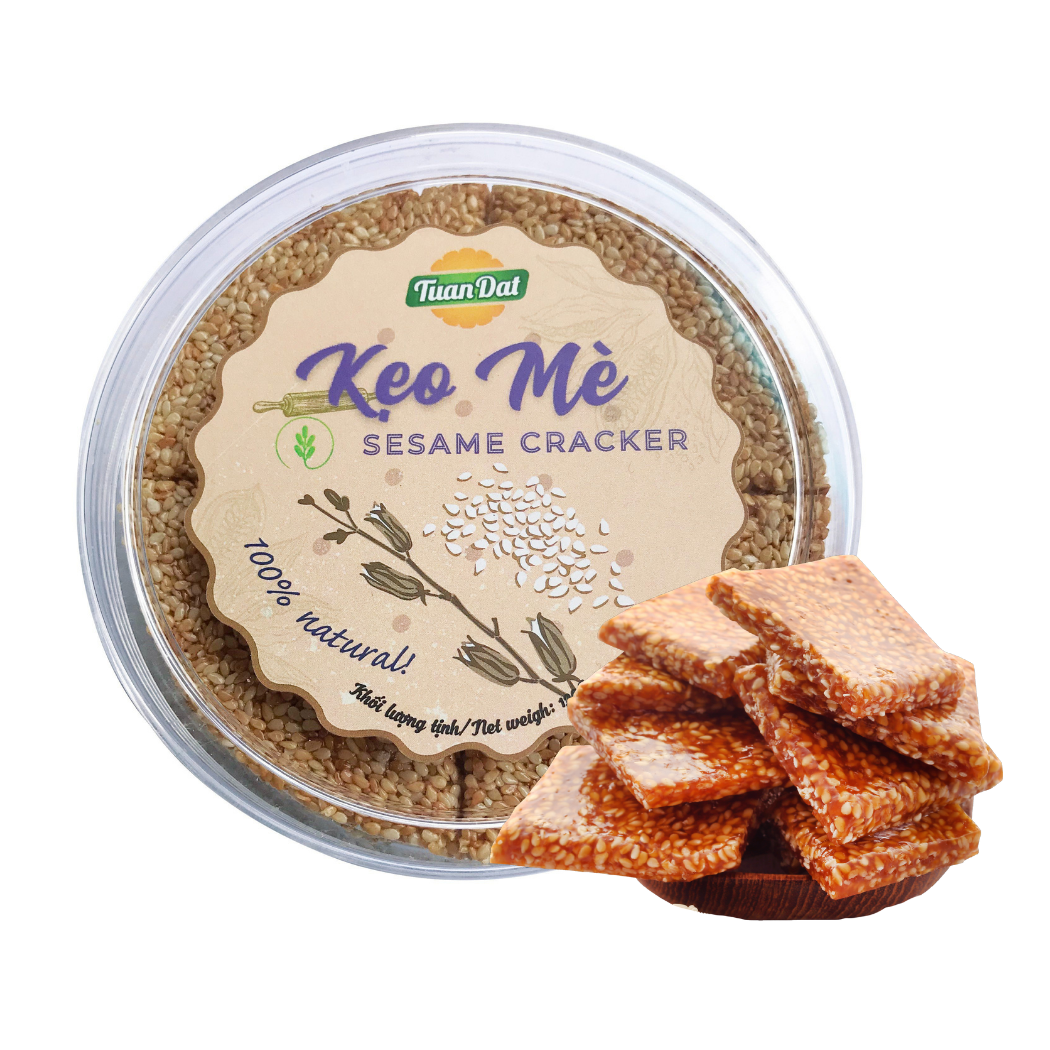 Kẹo Mè trắng Tuấn Đạt - Hộp 130G (I0016717)