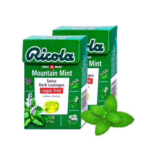 Kẹo thảo mộc bạc hà Mountaint Mint Ricola 40 g (I0000389)