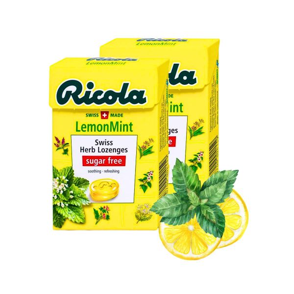 Kẹo thảo mộc vị chanh và bạc hà Ricola 40 g (I0000387)