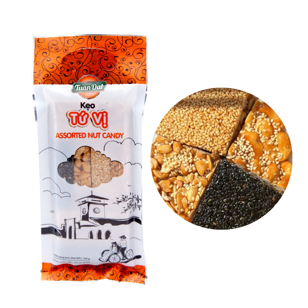 Kẹo tứ vị Tuấn Đạt - Túi 100G (I0016722)