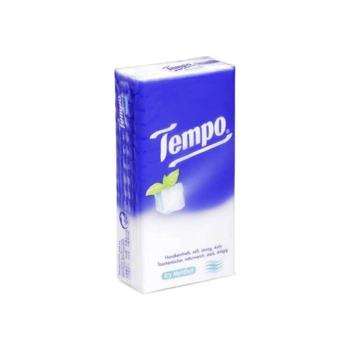 Khăn giấy bỏ túi Tempo Regular hương Bạc Hà