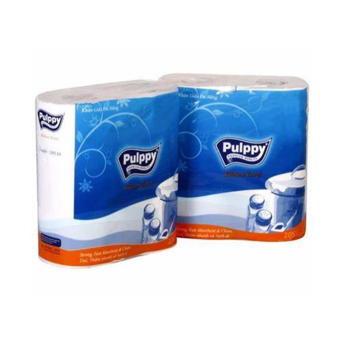 Khăn giấy đa năng Pulppy 2 cuộn/gói