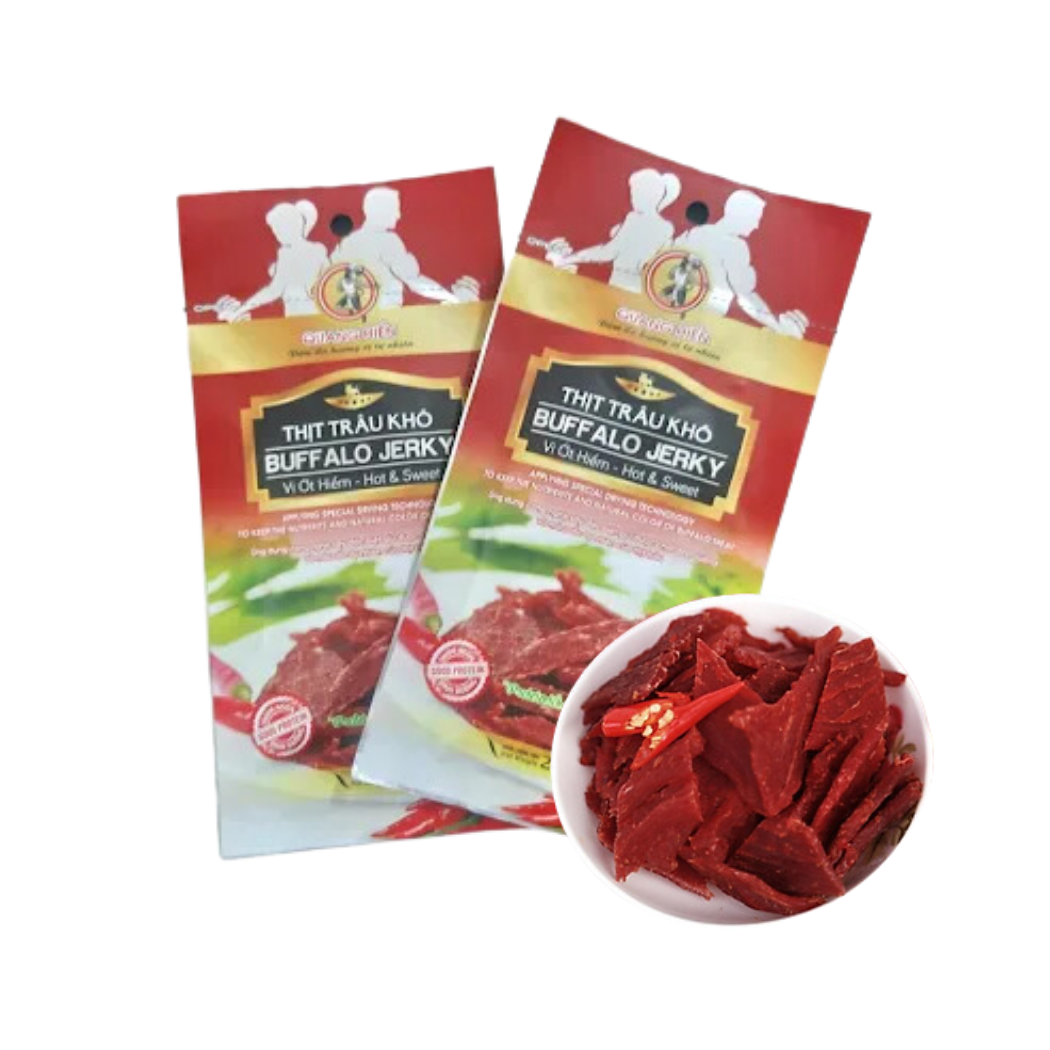 Khô trâu Quang Hiển vị Ớt hiểm gói 20 g