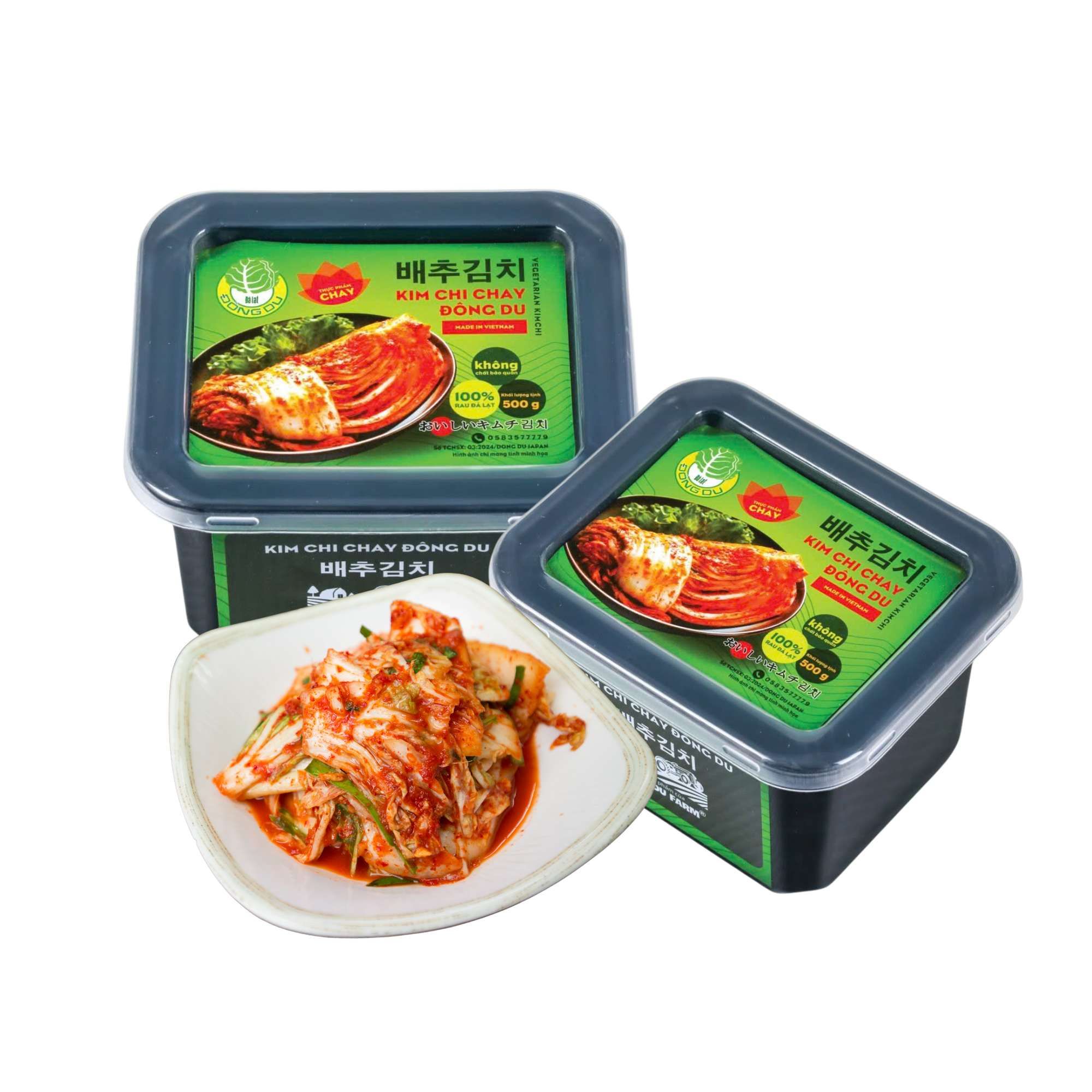 Kim chi cải thảo chay Đông Du 500 g