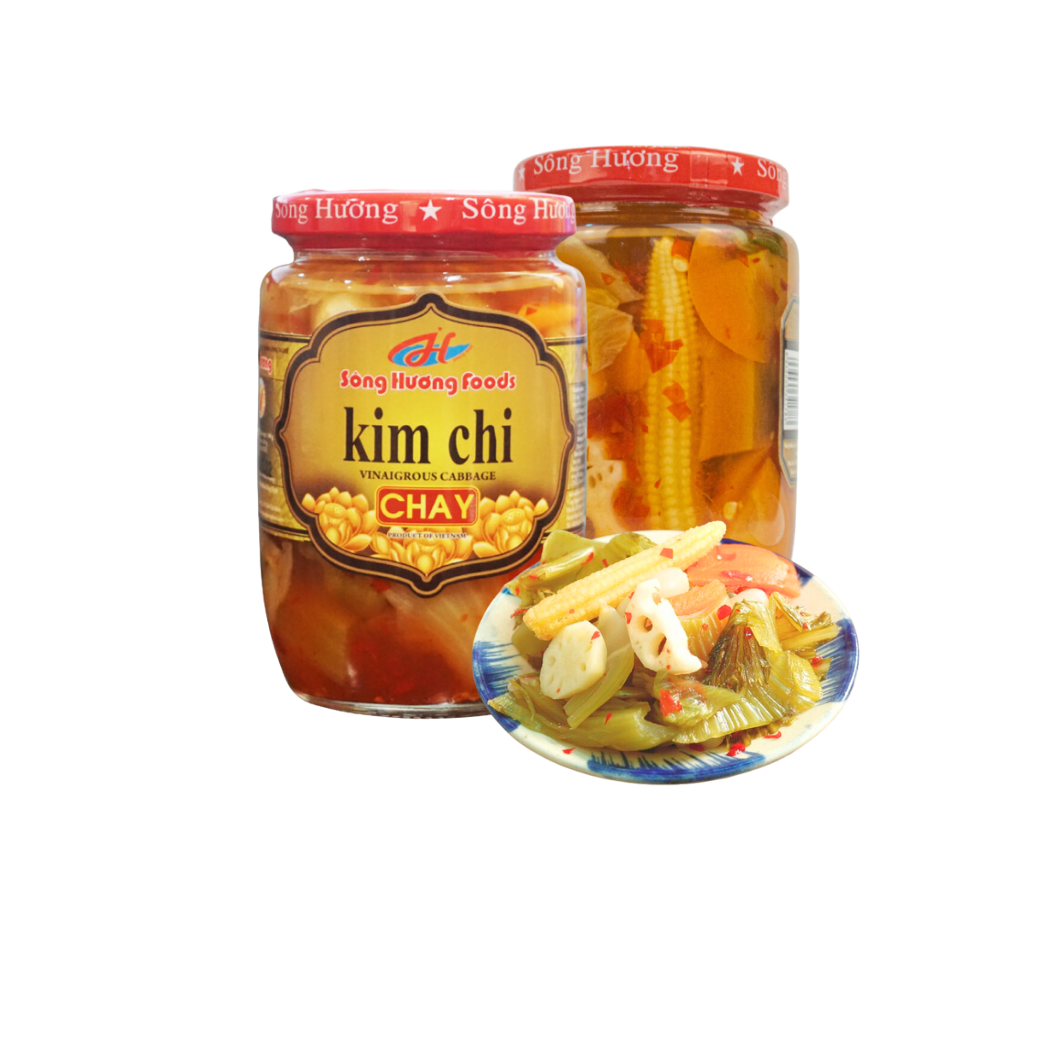 Kim chi chay Sông Hương hũ 390 g