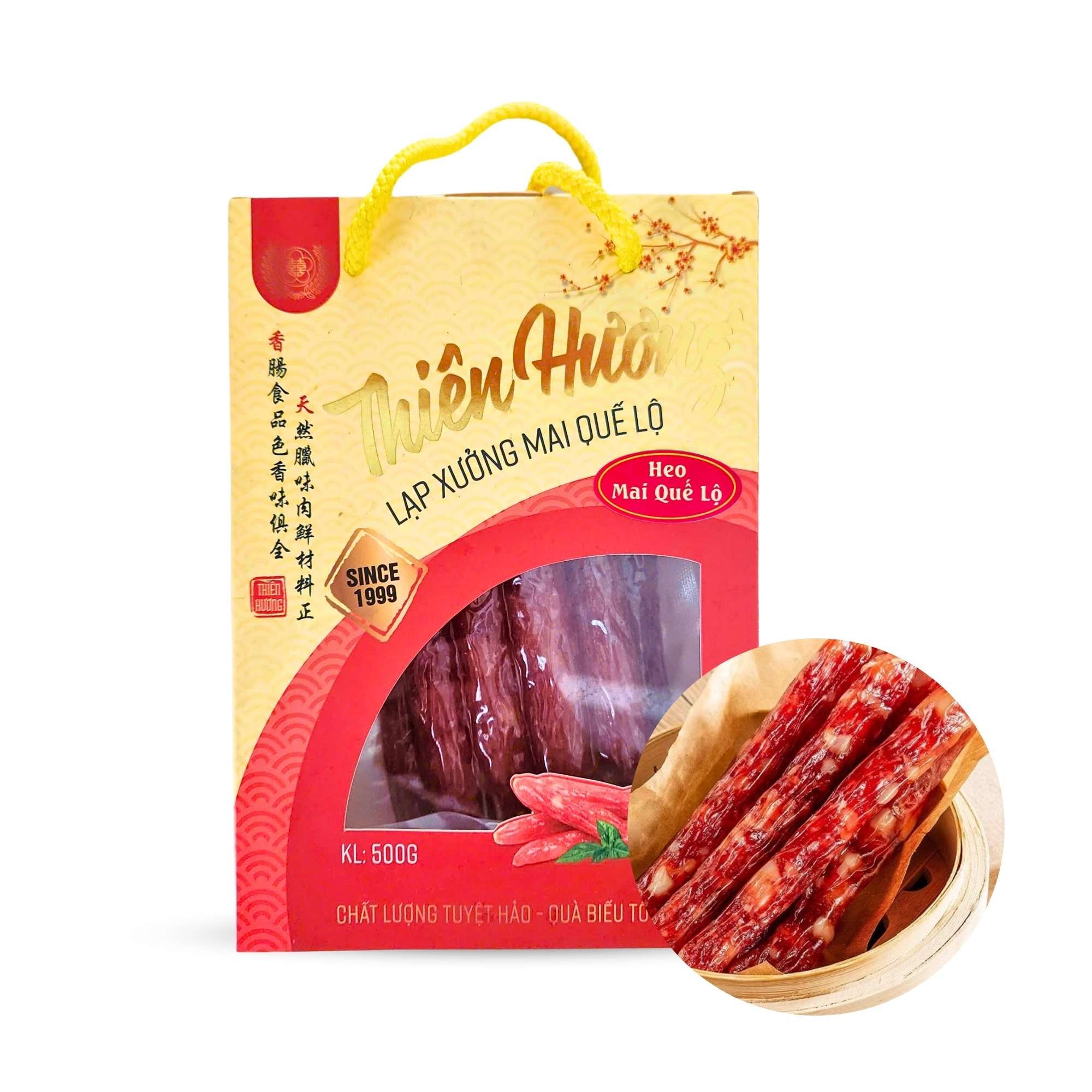 Lạp xưởng heo mai quế lộ Thiên Hương 500 g
