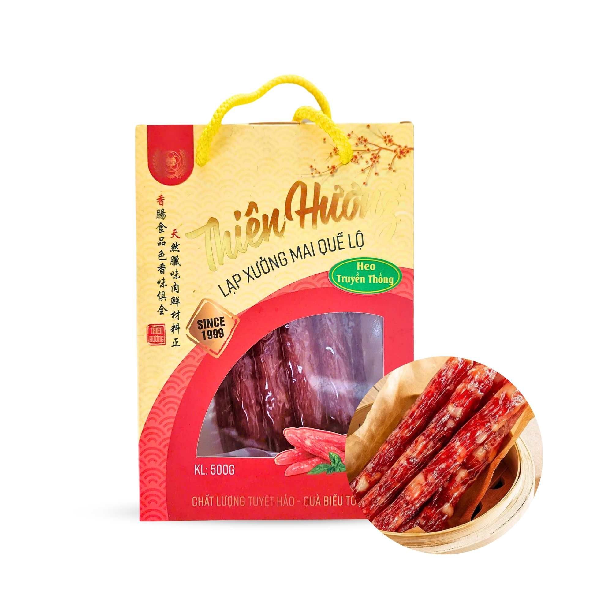 Lạp xưởng heo truyền thống Thiên Hương 500 g