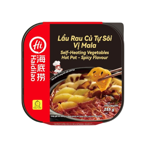 Lẩu rau củ tự sôi vị mala Haidilao 255 g