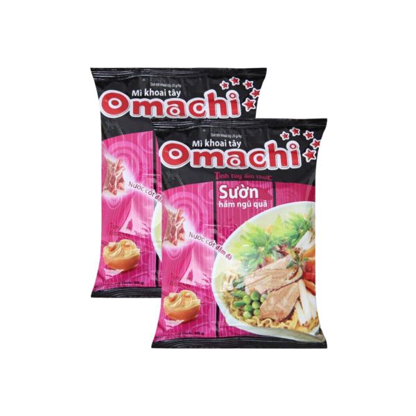 Mì ăn liền khoai tây vị sườn hầm ngũ quả Omachi 80 g (I0001464)