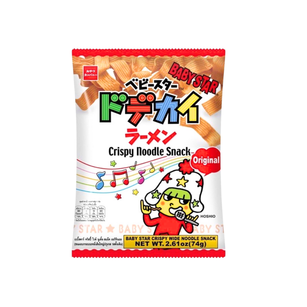 Mì snack Baby Star nguyên vị gói 74 g