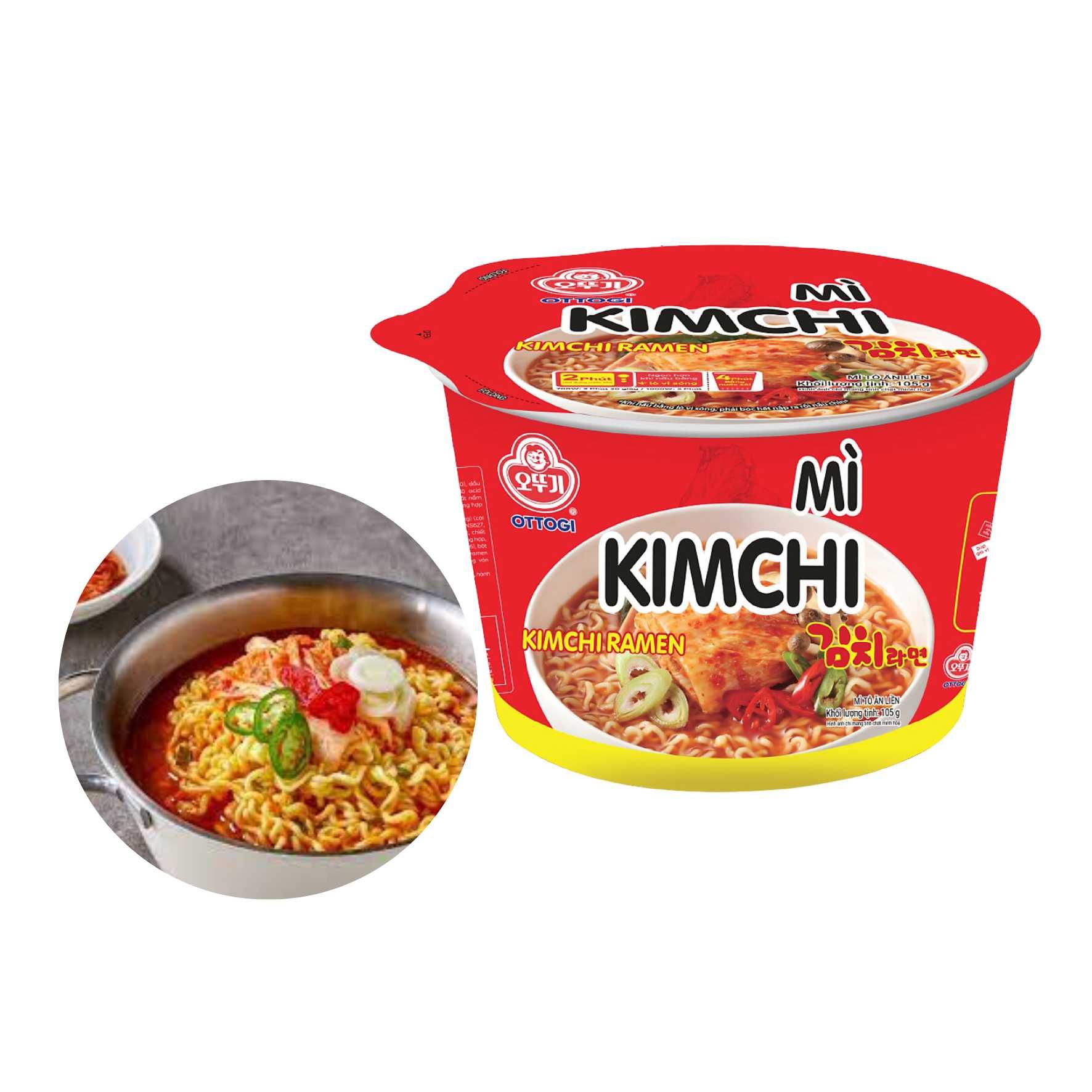 Mì tô Kimchi Ottogi 105G