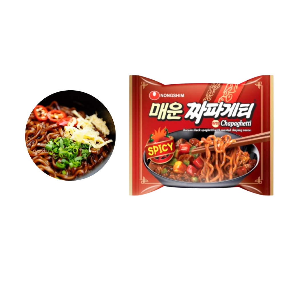 Mì trộn tương đen cay Sachun Nongshim 137 g