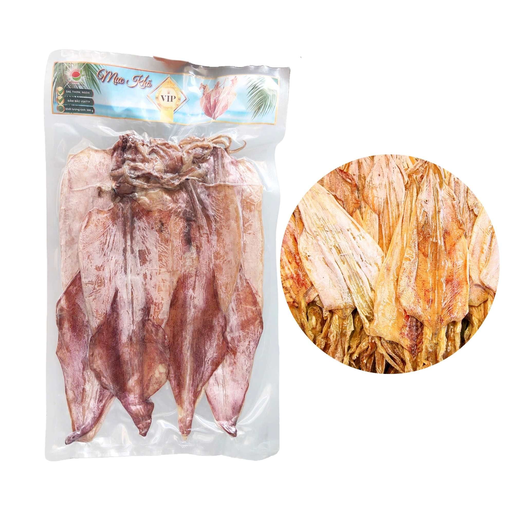Mực khô size vip ( 6 - 8 con/ kg)