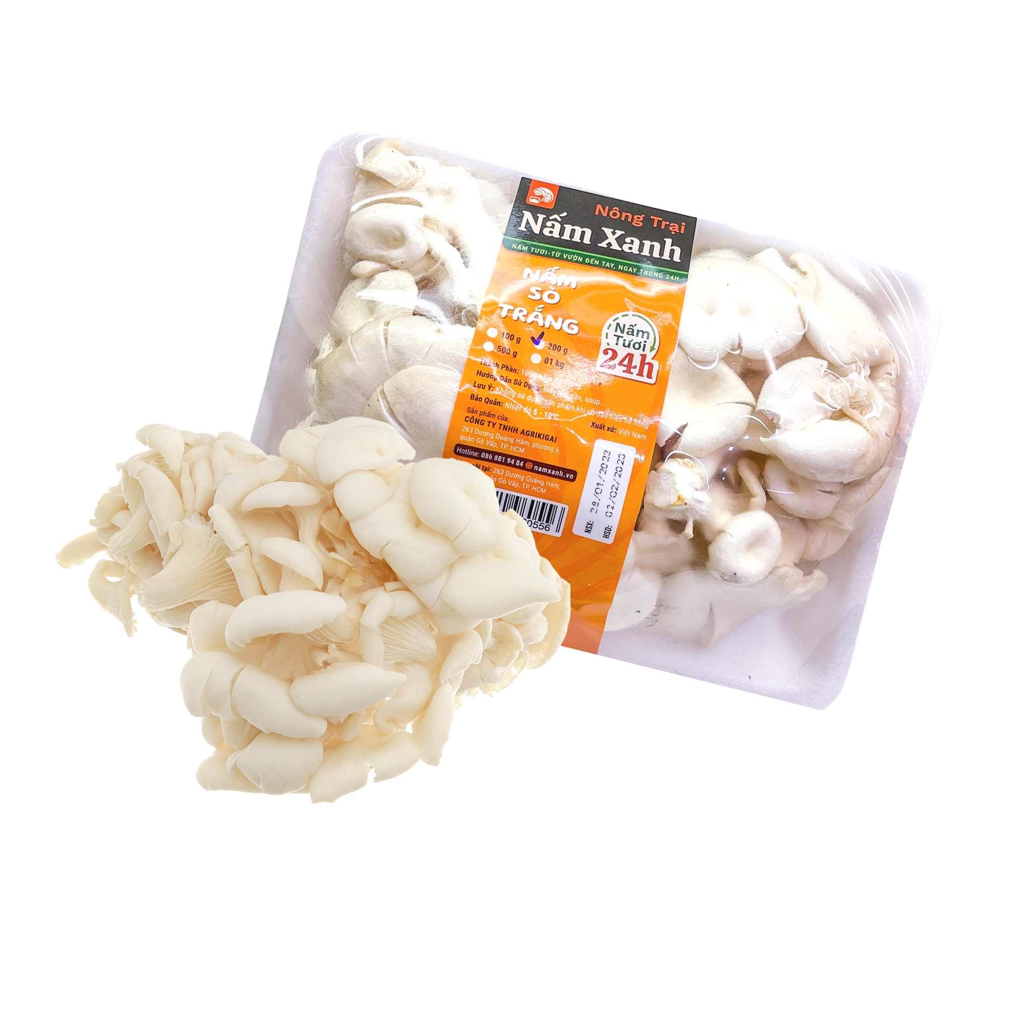 Nấm sò trắng 200G (I0011637)