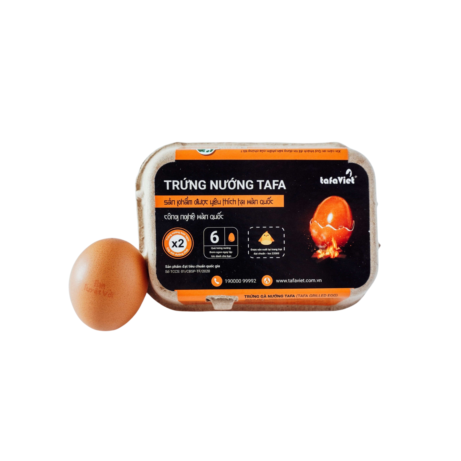 Trứng gà nướng Tafa ( 6 quả/ hộp) | I0016405