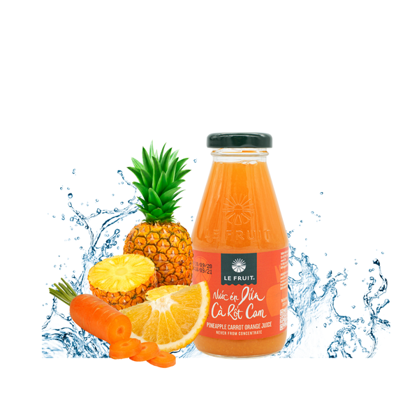 Nước cà rốt, cam và dứa Le Fruit 250 ml (I0002286)