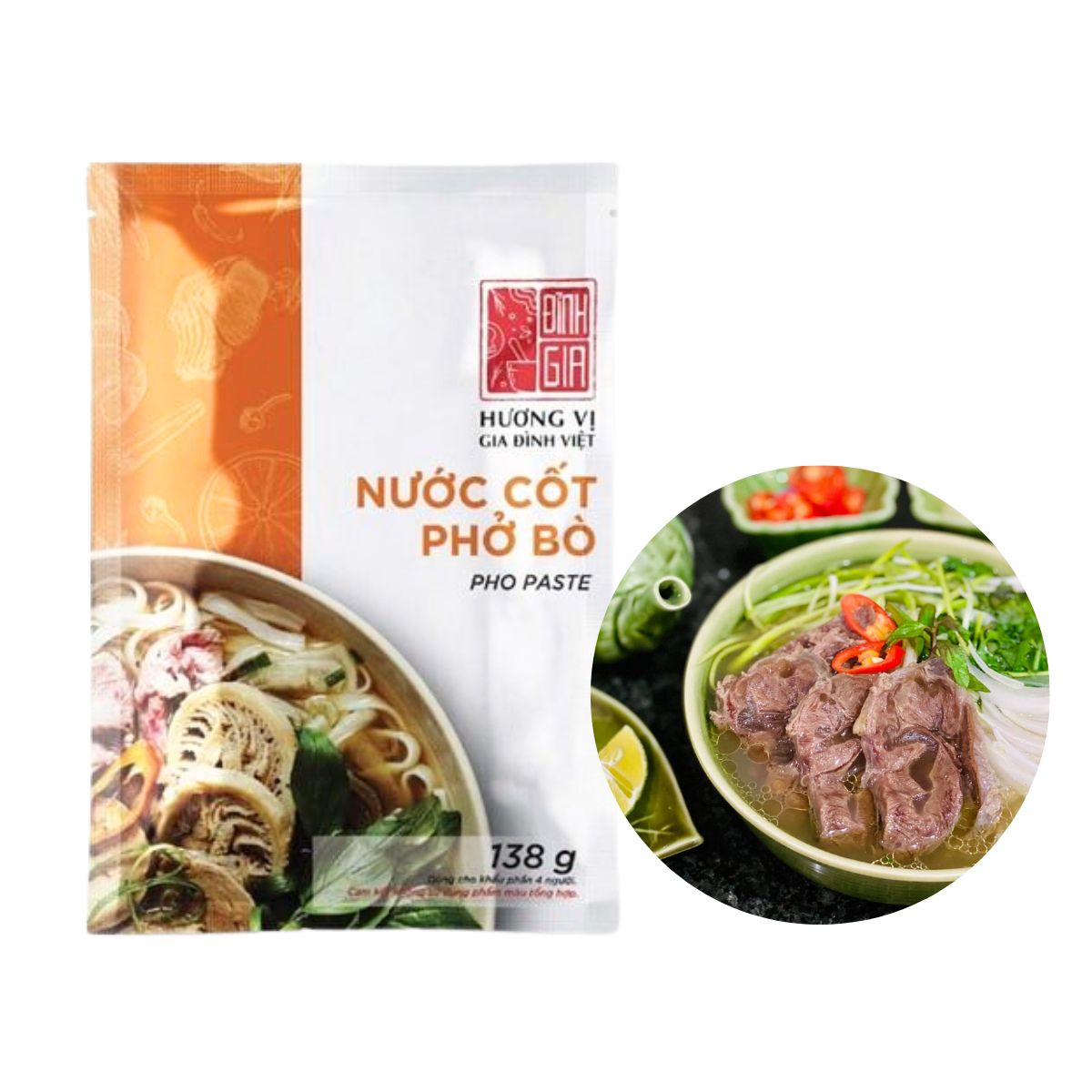 Nước cốt phở bò Đỉnh Gia 138 g