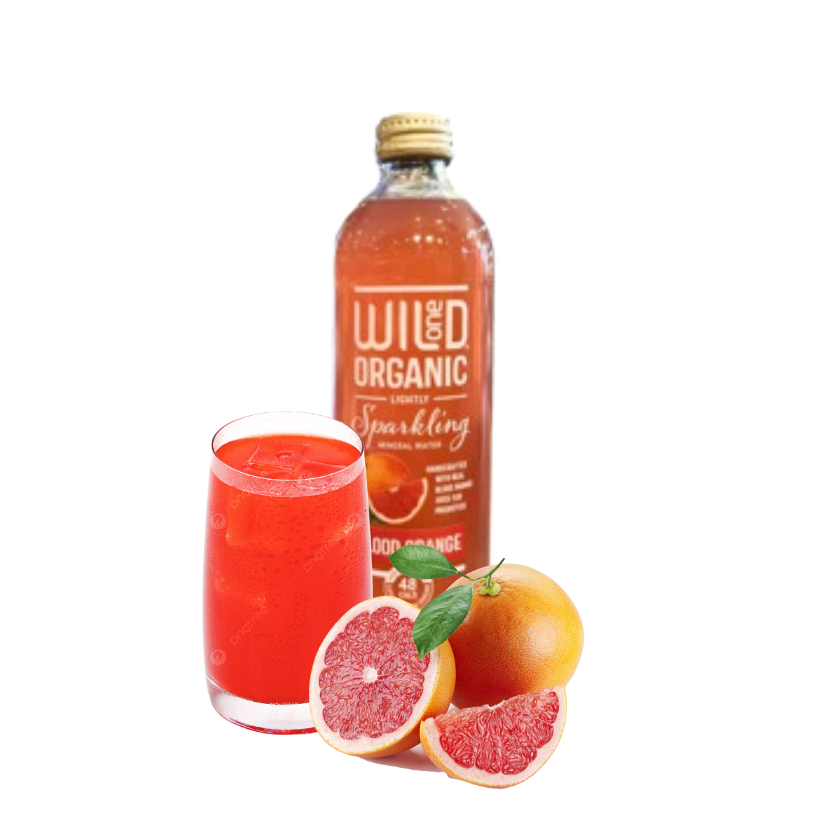 Nước ép trái cây có ga Wild One vị Cam Đỏ 345 ml (I0015808)