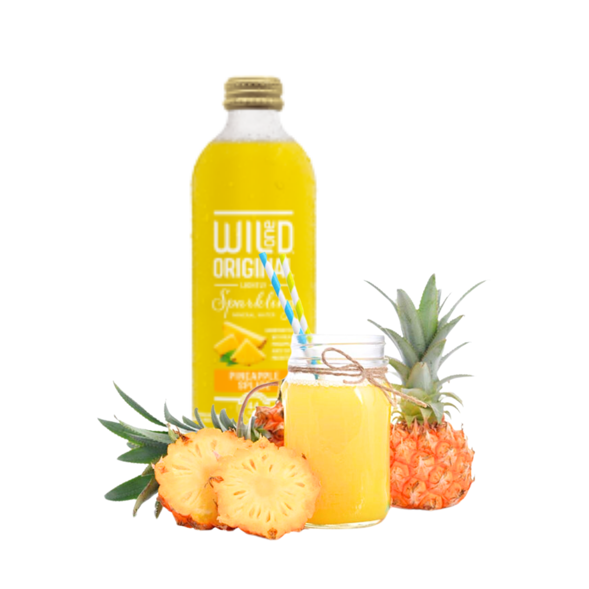 Nước ép trái cây có ga Wild One vị Dứa 345 ml (I0015809)