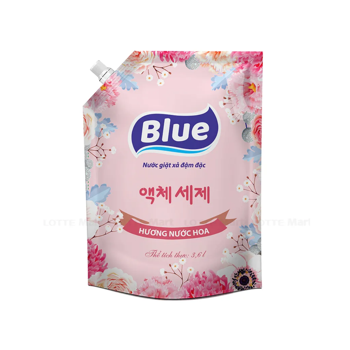 Nước giặt xả đậm đặc Blue hương Nước hoa 3.6L (I0016052)