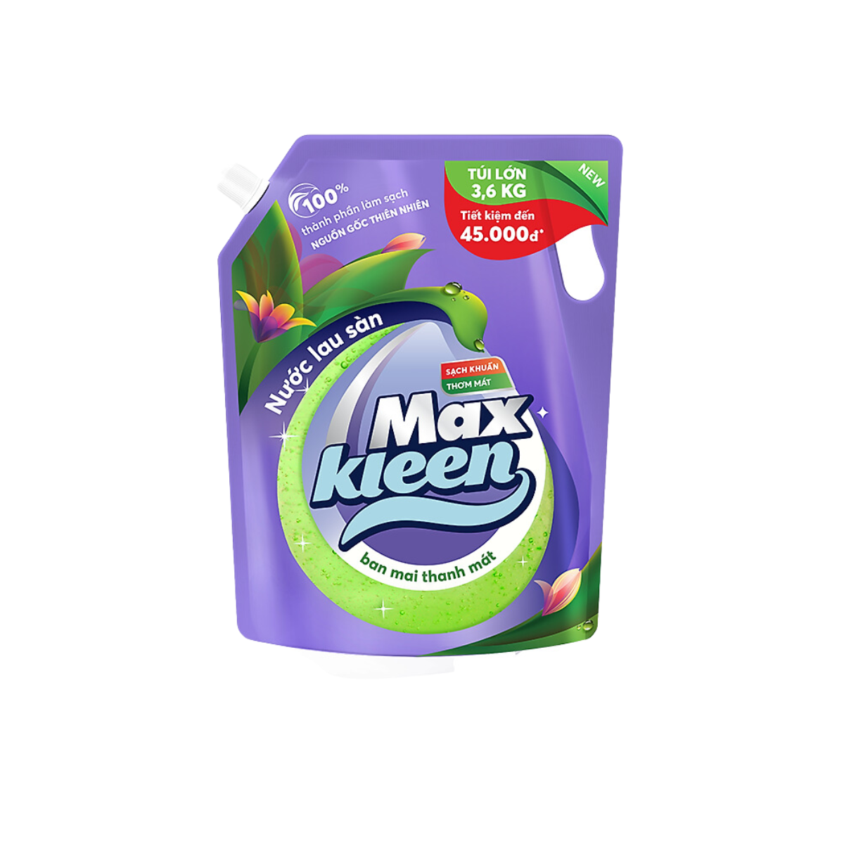 Nước lau sàn Maxkleen ban mai thanh mát 3.6 kg (I0016028)