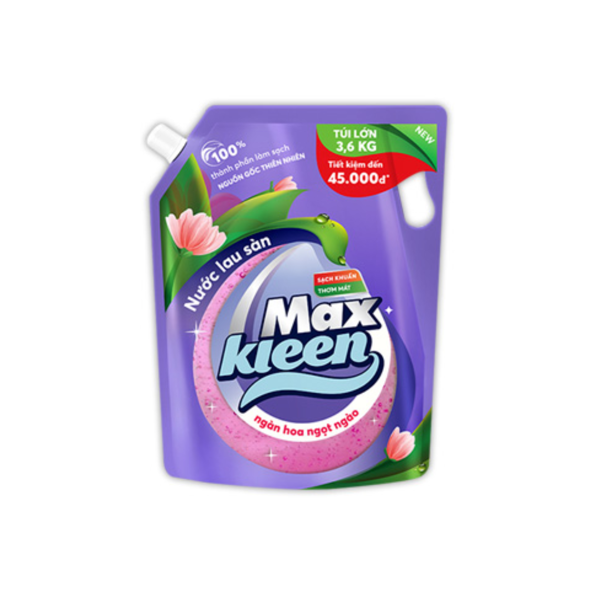 Nước lau sàn Maxkleen ngàn hoa ngọt ngào 3.6 kg (I0016027)