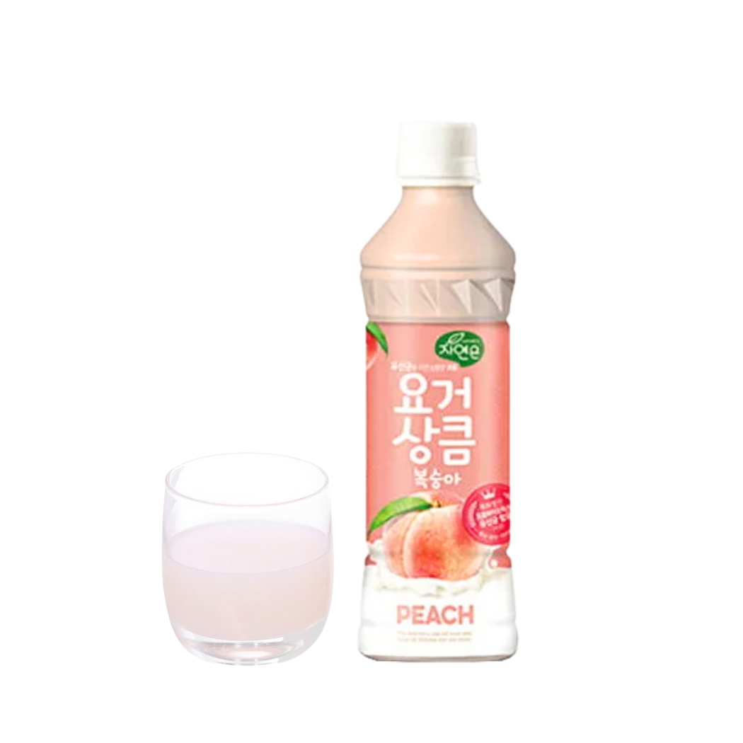 Nước lợi khuẩn Woongjin vị Đào chai 340 ml