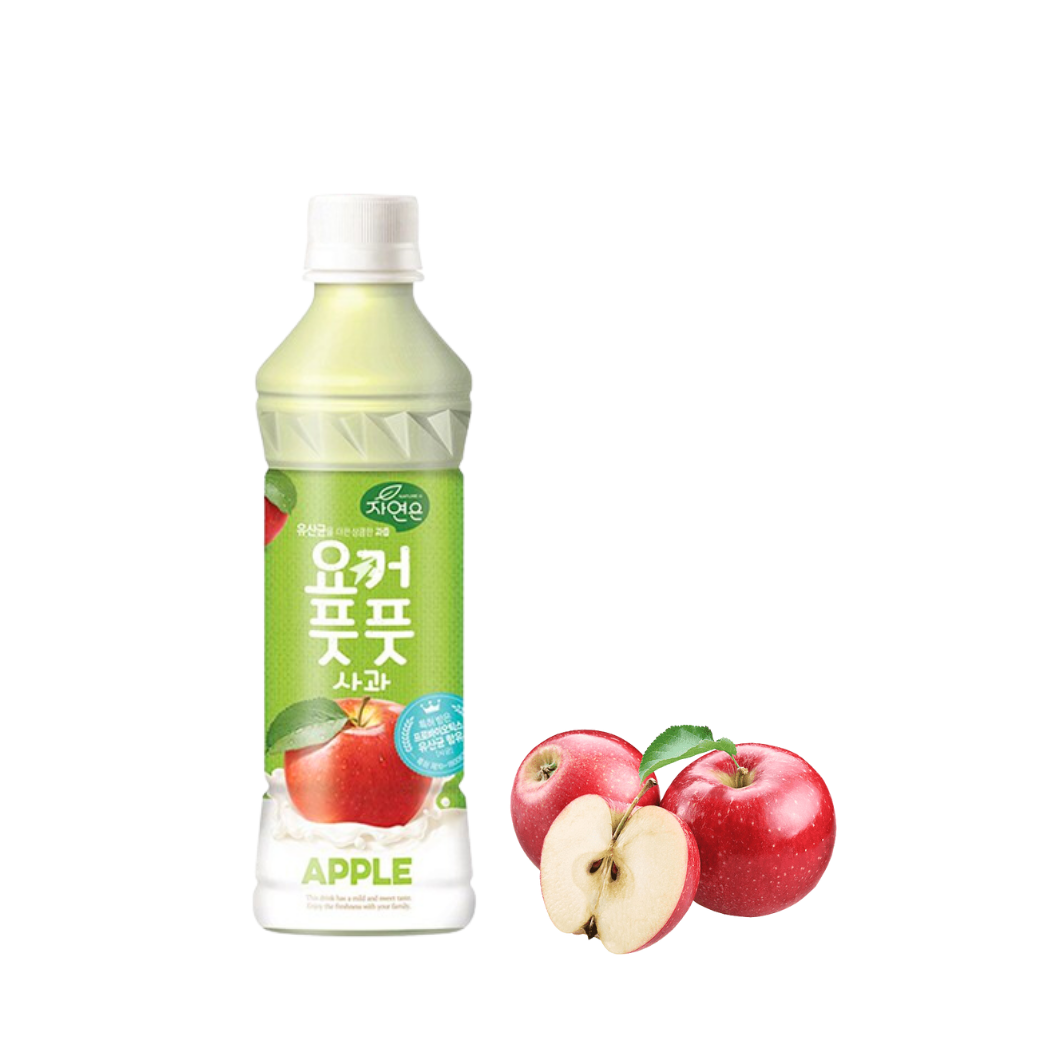 Nước lợi khuẩn Woongjin vị Táo chai 340 ml