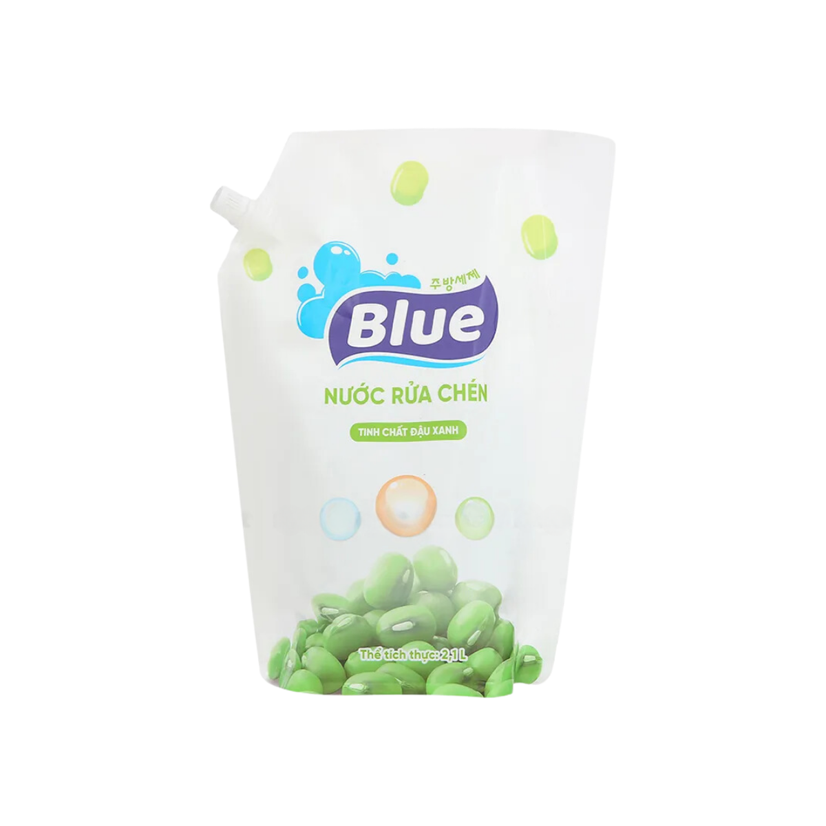 Nước rửa chén Blue chiết xuất đậu xanh 2.1L (I0016058)