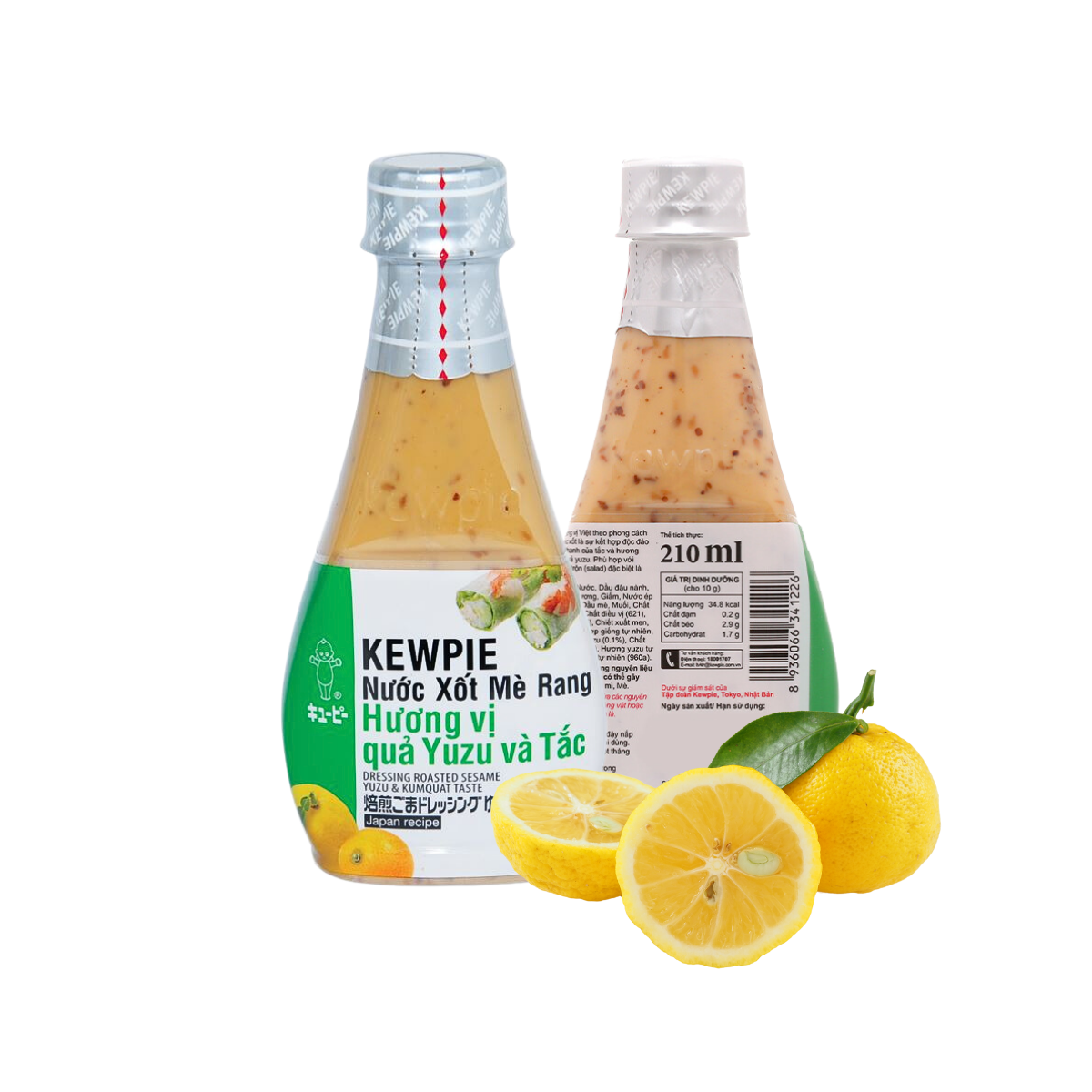 Nước sốt mè rang vị Yuyu và tắc Kewpie 210 ml (I0002065)