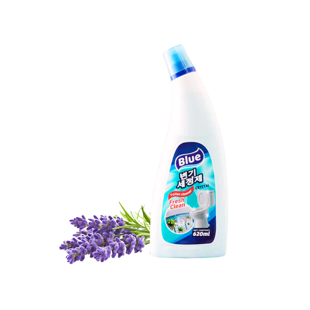 Nước tẩy bồn cầu Blue đậm đặc hương Lavender 620 ml (I0016061)