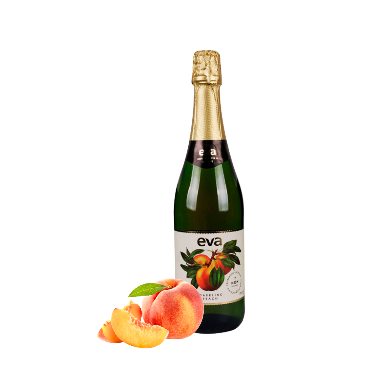 Nước trái cây có ga EVA vị Đào 750 ml (I0015813)