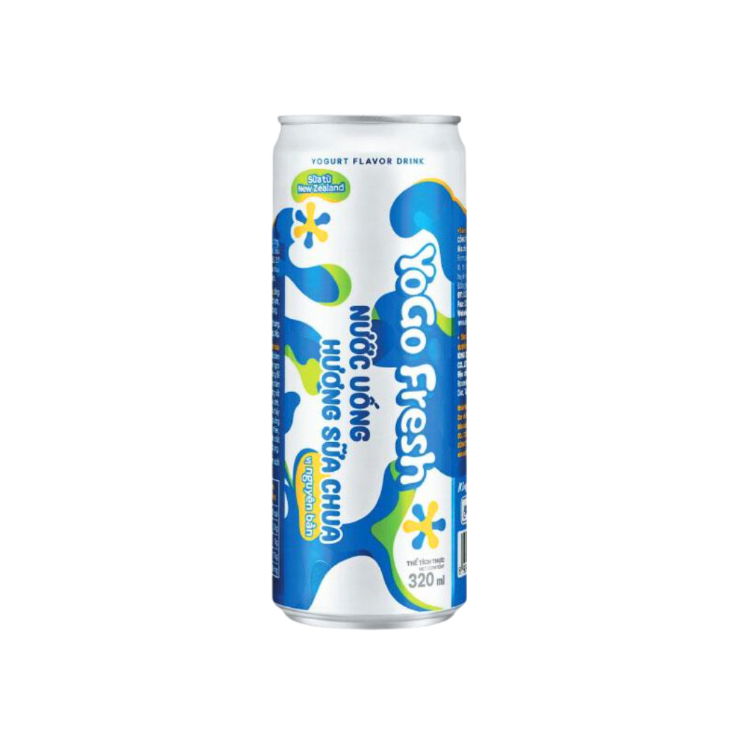 Nước uống Yogofresh hương Sữa Chua lon 320 ml