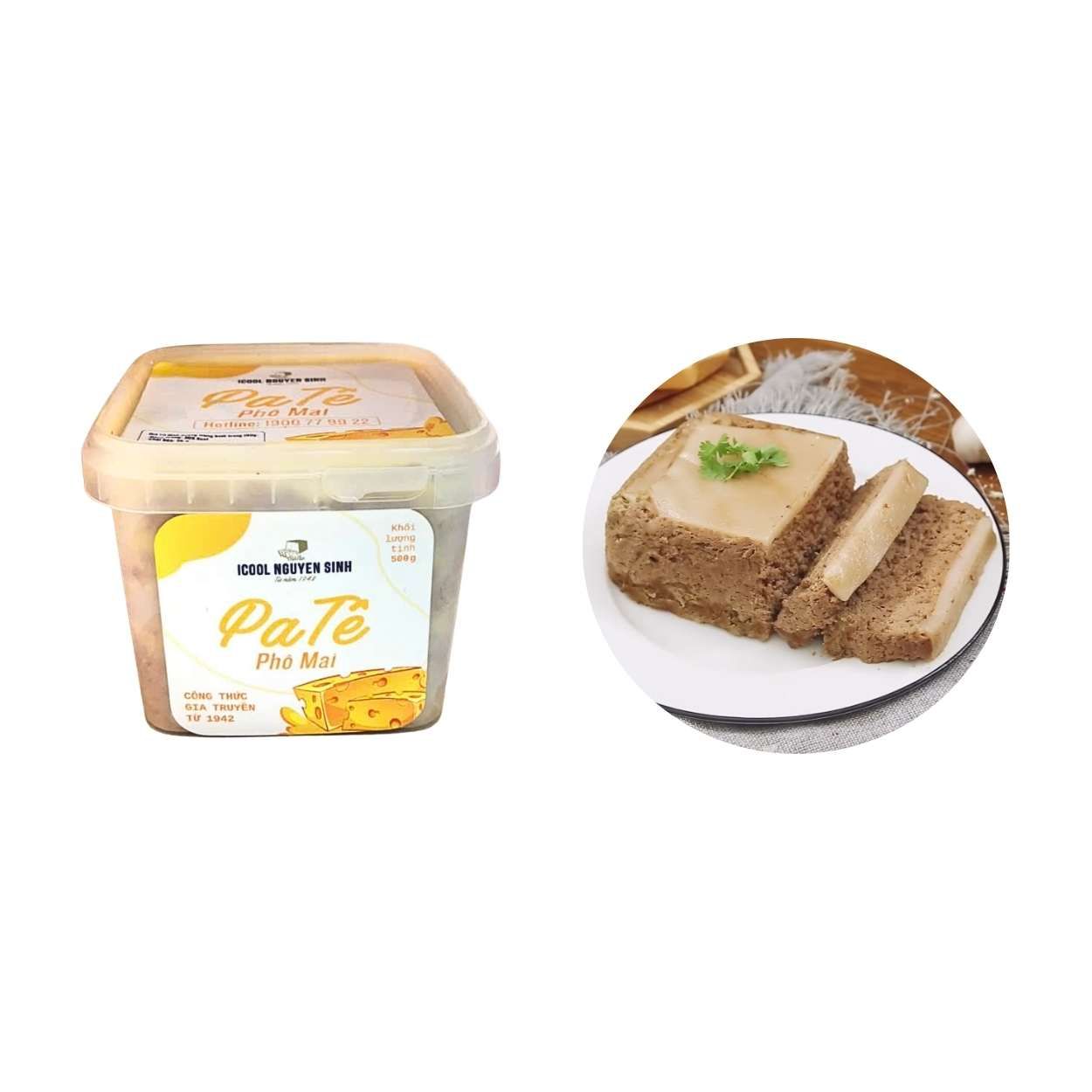 Pate phô mai Nguyên Sinh 500 g (I0020748)