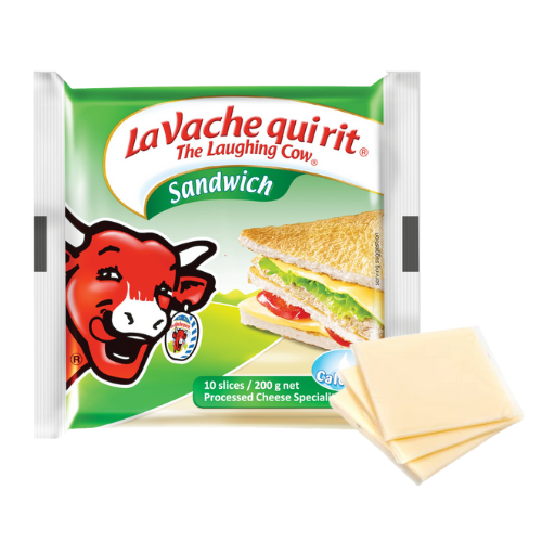 Phô mai lát Sandwich Con Bò Cười 200 g (I0003986)