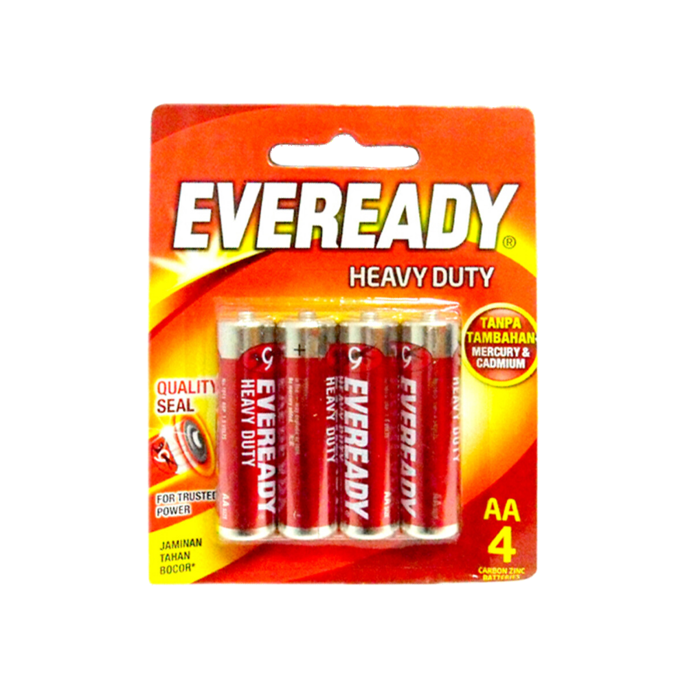 Pin AA Eveready Carbon 1015 SW4 vỉ 4 viên
