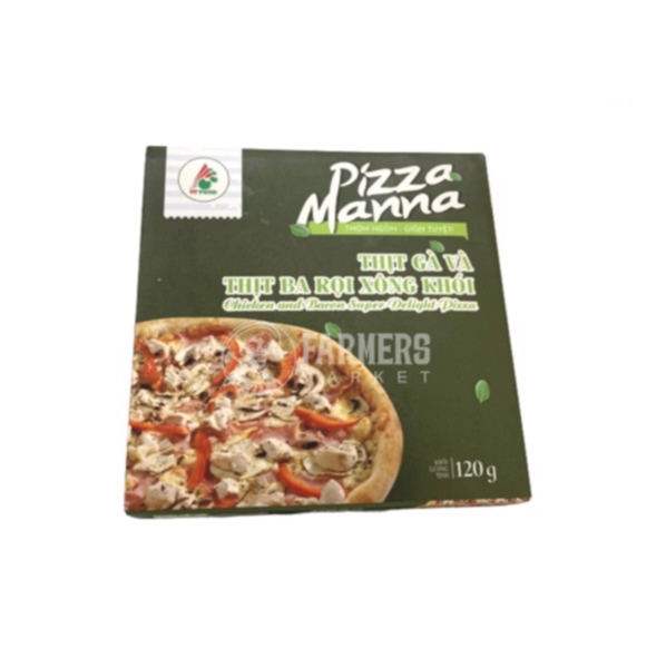 Pizza Manna thịt gà & thịt ba rọi 120 g (I0005481)