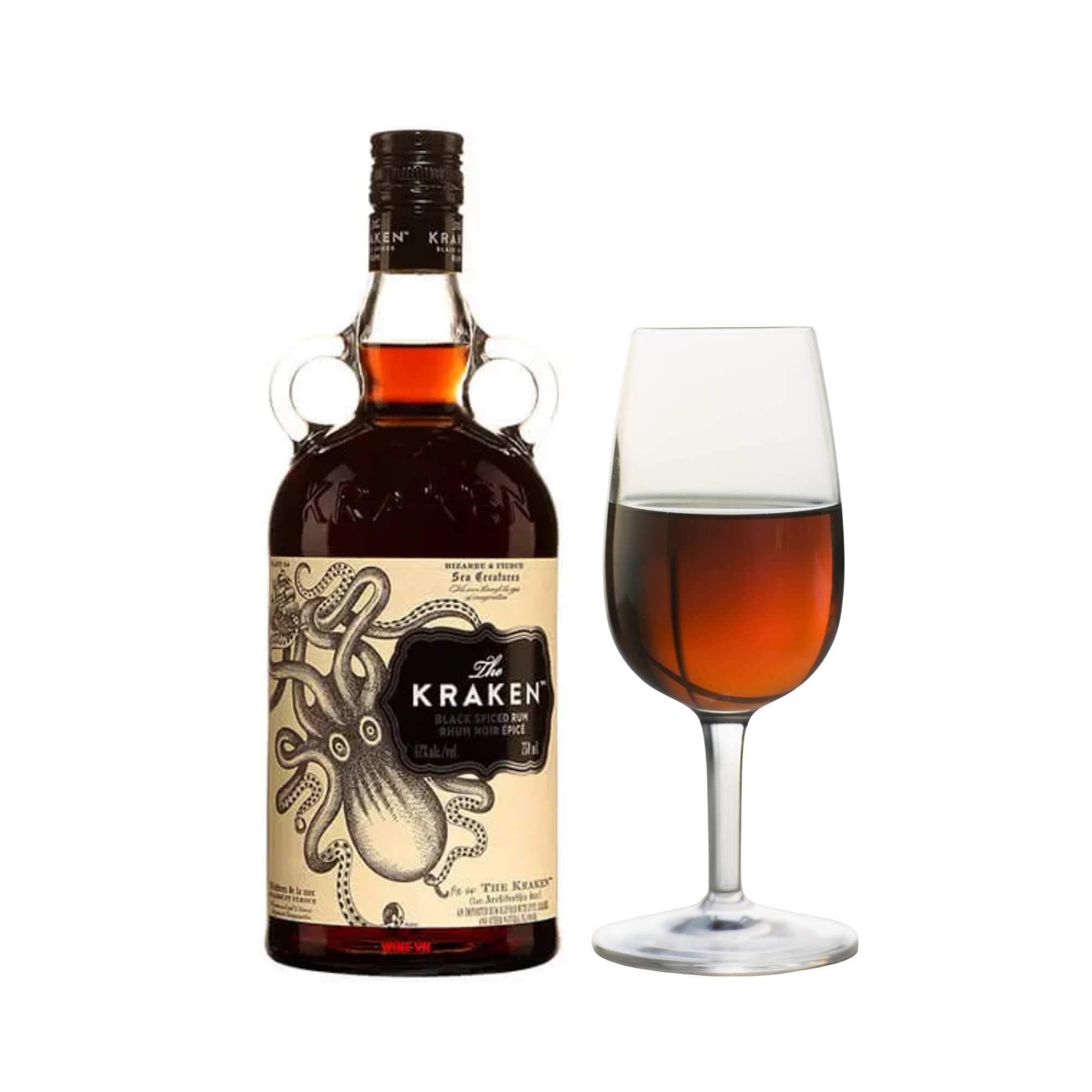 Rượu Kraken Rum 40% 700 ml