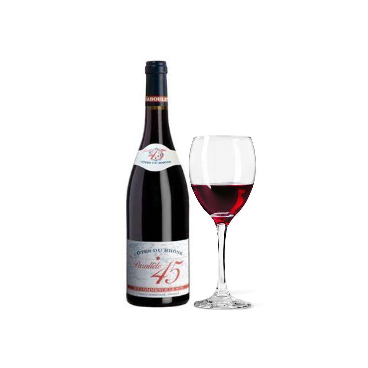 Rượu vang đỏ hữu cơ Cotes du Rhone, Parallele 45