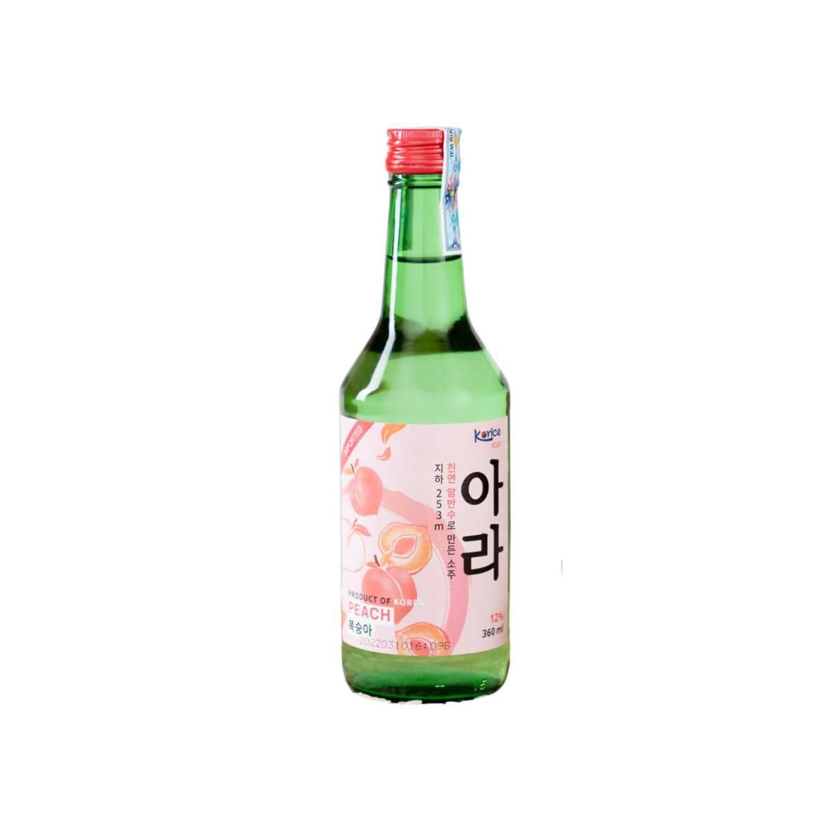 Rượu Soju Korice Hương Anh đào 12% chai 360 ml