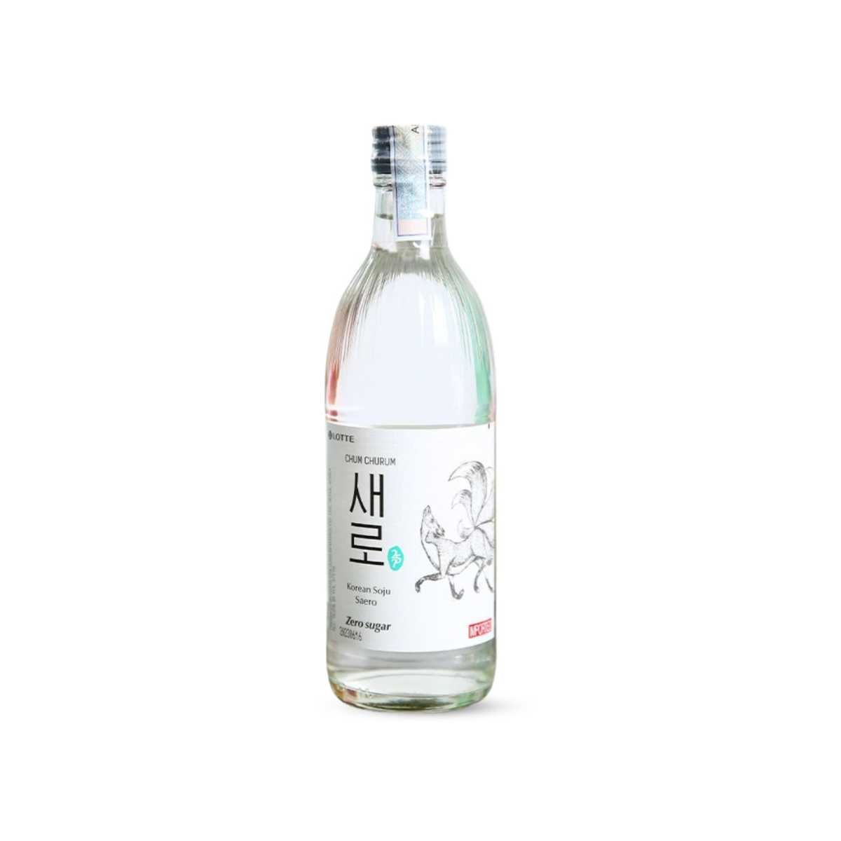 Rượu Soju Saero Zero Sugar chai 375 ml
