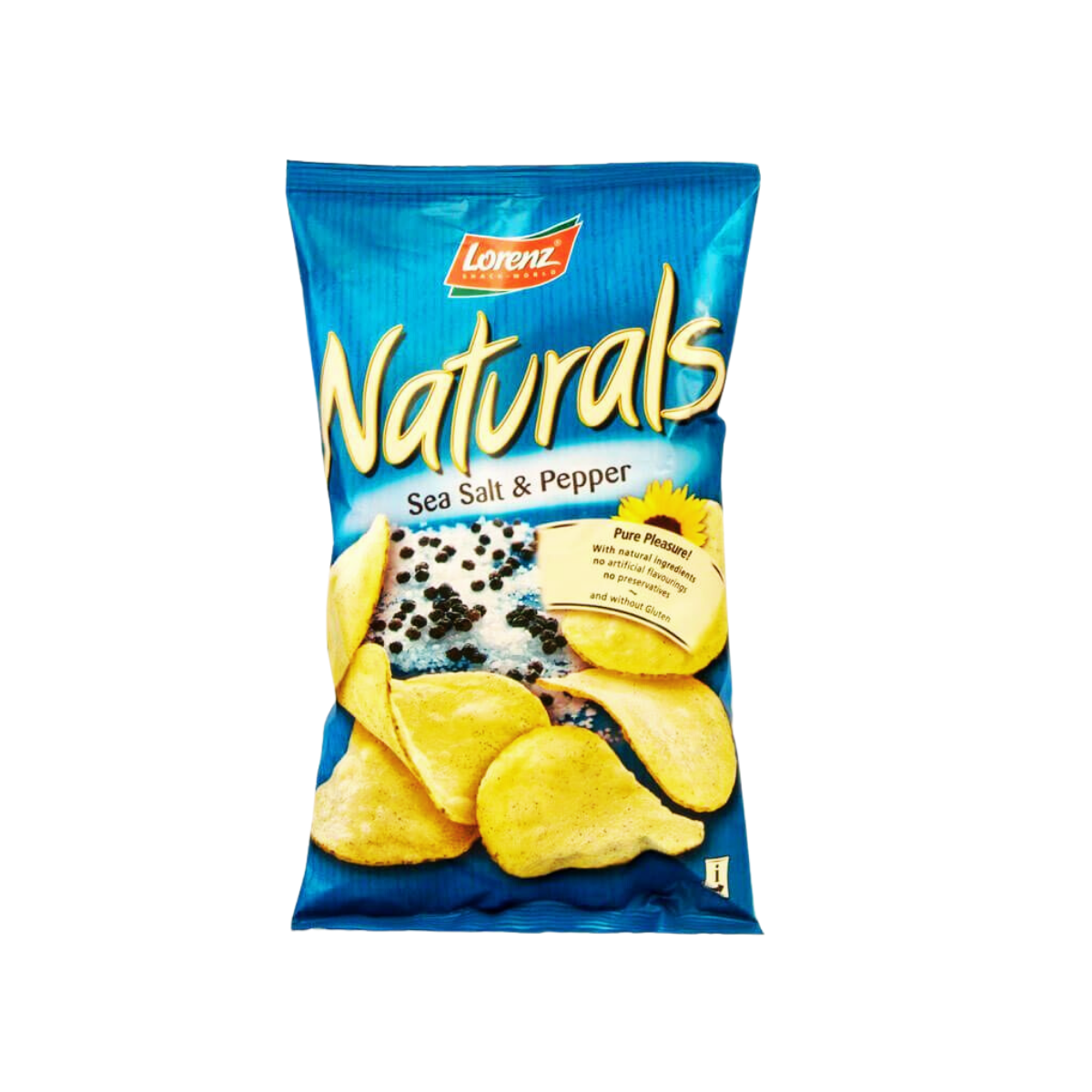 snack khoai tây Naturals Lorenz vị muối và tiêu 100 g (I0015835)