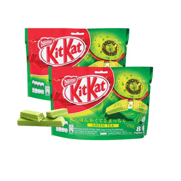 Socola Kitkat trà xanh 8 thanh 2F 17 g (I0014824)