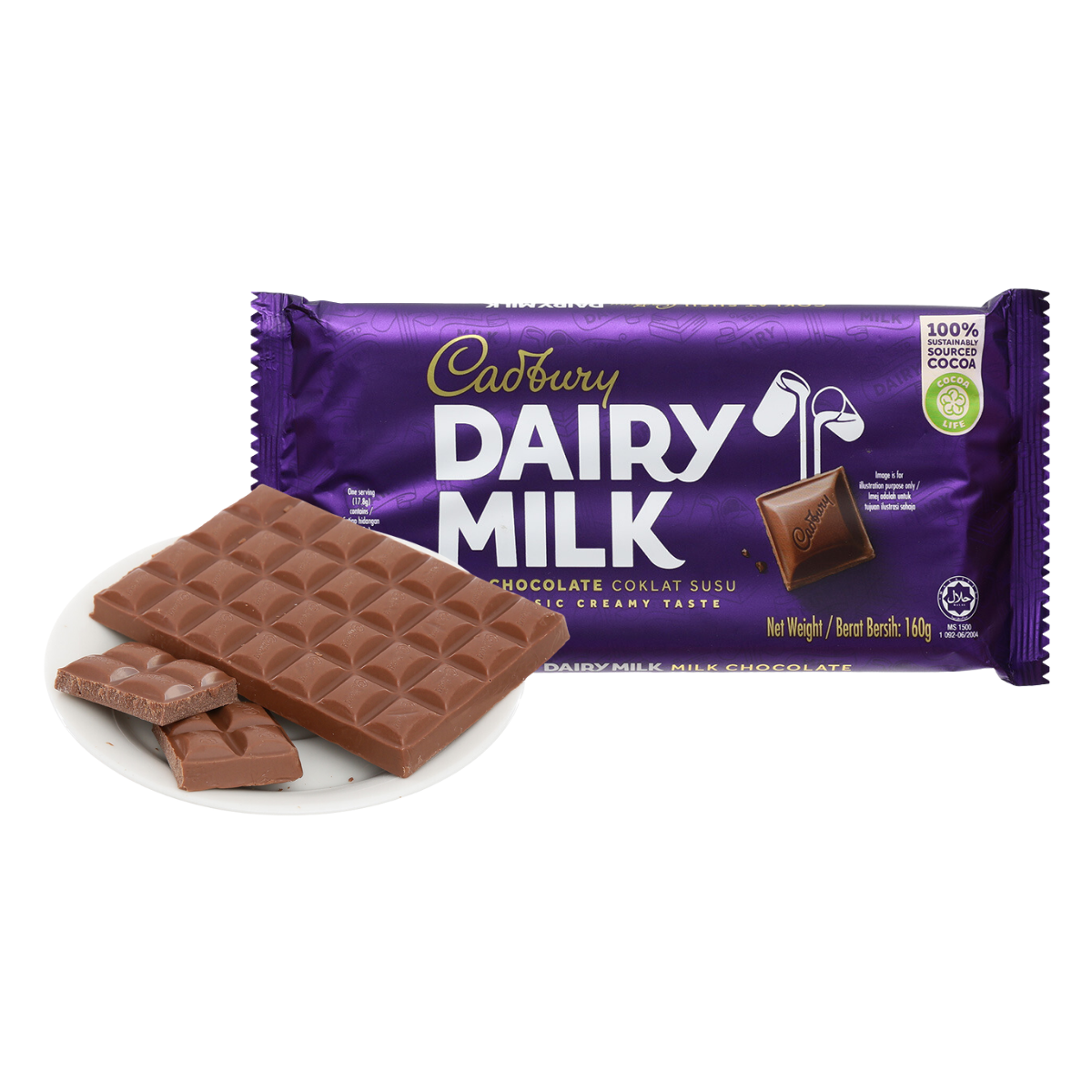Socola sữa Cadbury Dairy Milk 160 g (I0015956)