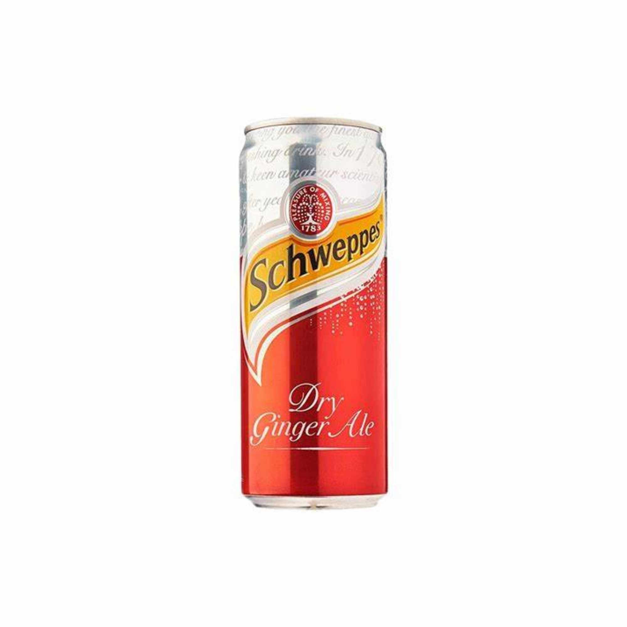 Soda Ginger Ale hương gừng Schweppes 320 ml
