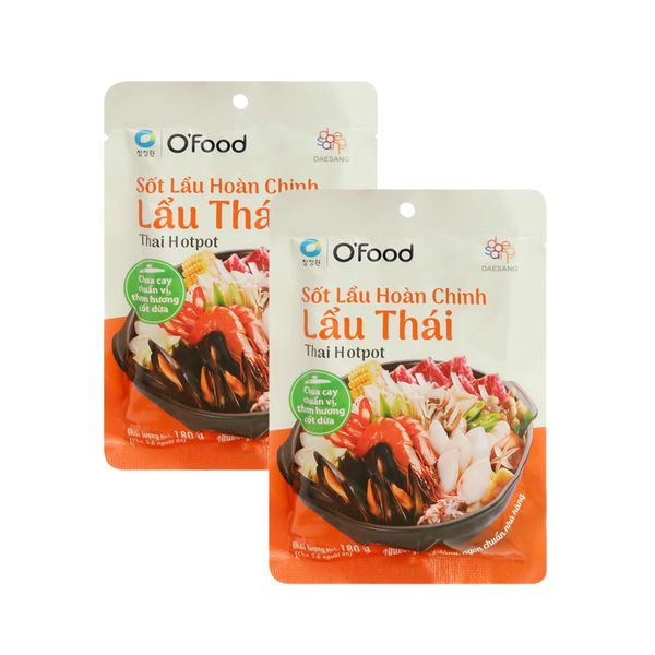 Sốt lẩu hoàn chỉnh lẩu thái O‘food