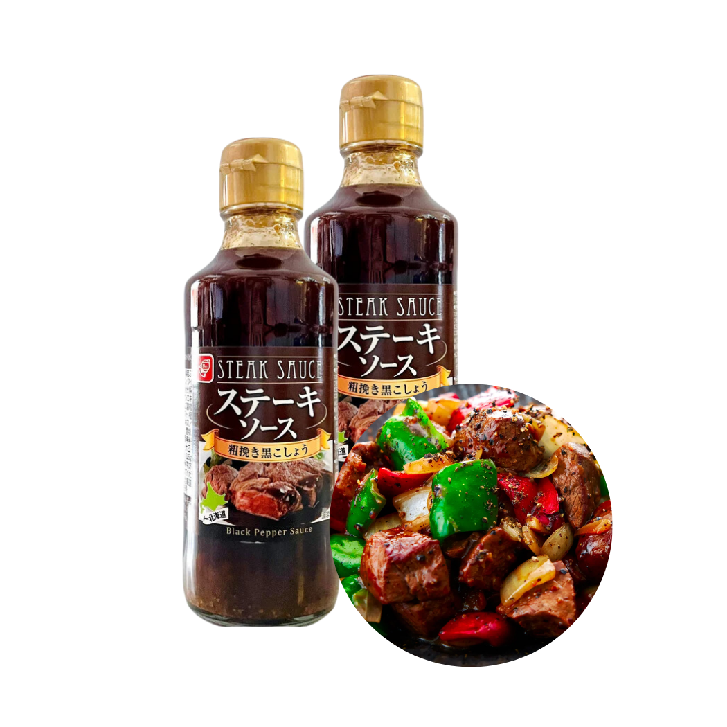 Sốt Steak Bell Foods vị Tiêu Đen chai 225 g