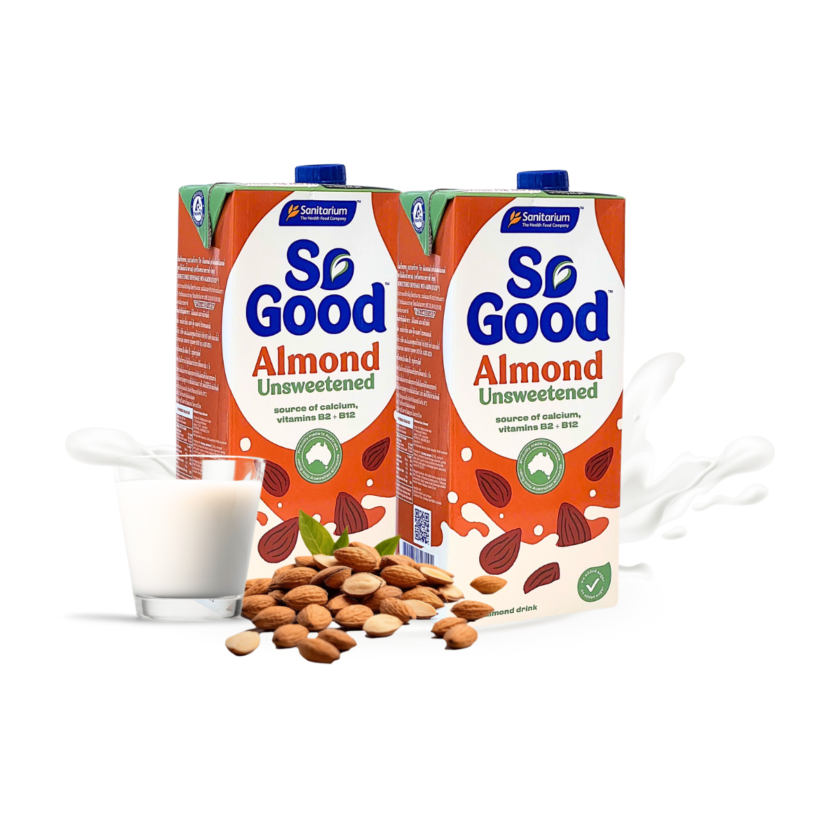Sữa hạnh nhân không đường Úc So Good 1L