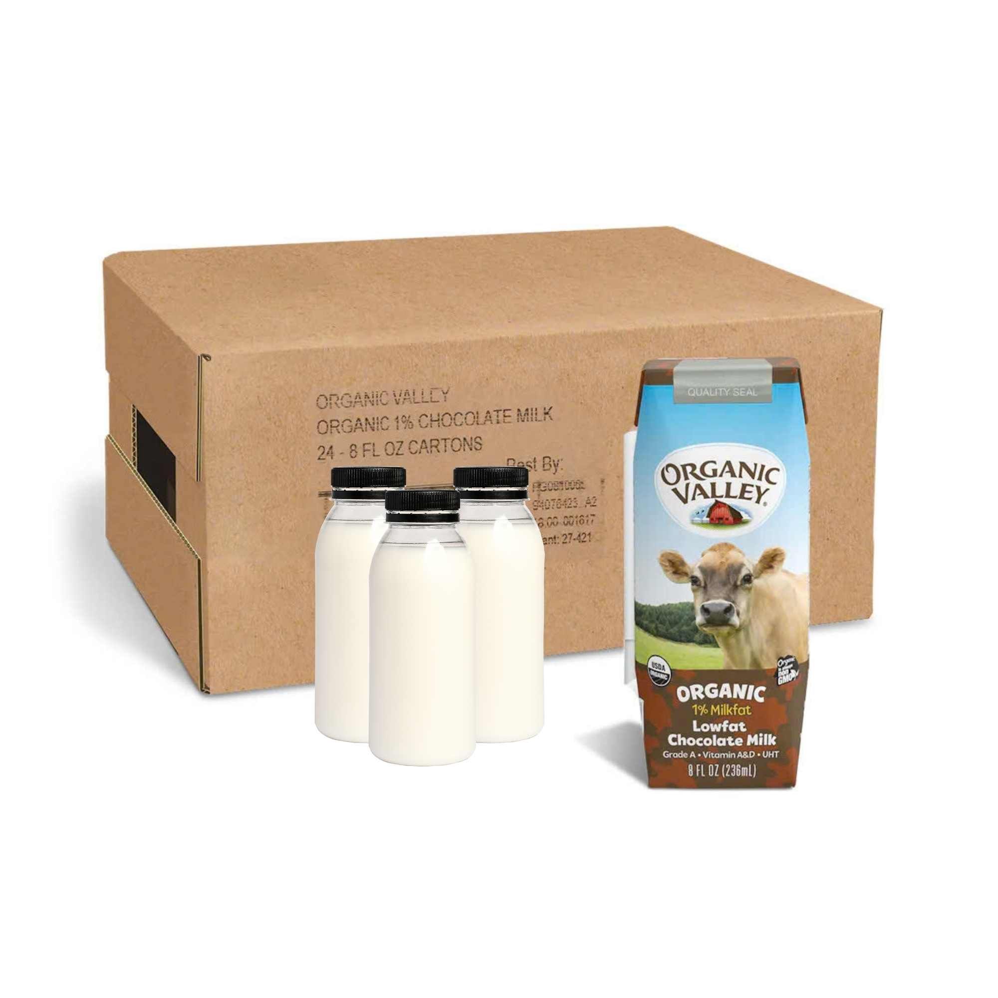 Sữa tiệt trùng hữu cơ tách béo vị Socola Organic Valley 236 ml